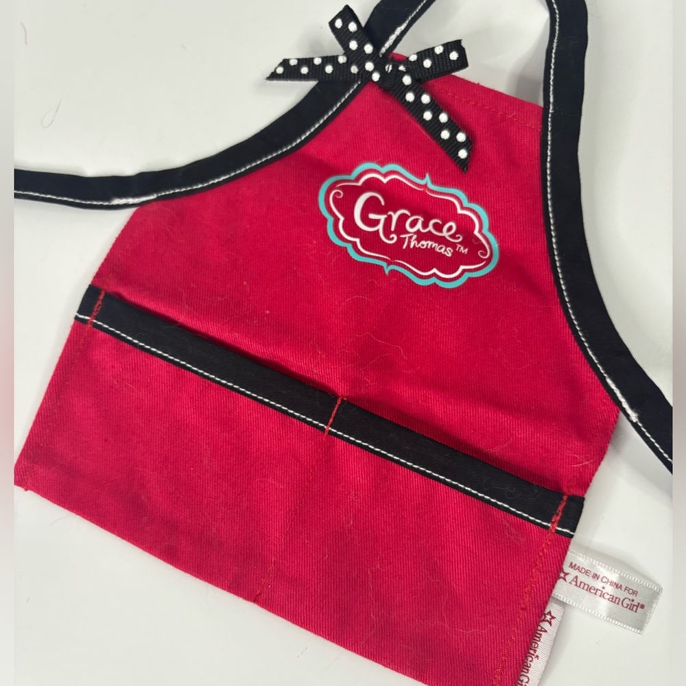 AMERICAN GIRL Grace Thomas 2015 GOTY Cooking‎ Kitchen Apron Limited Edition Rare